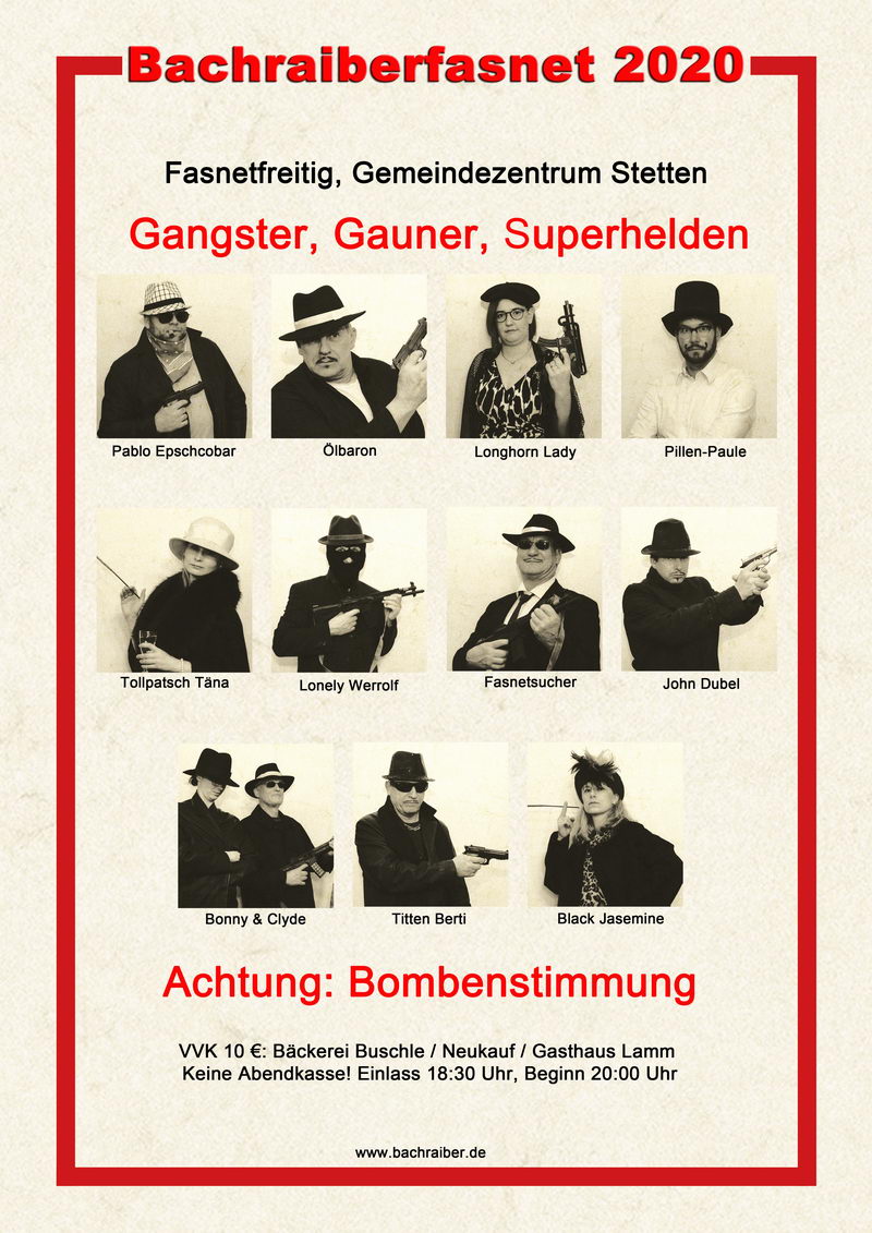 Bachraiberfasnet 2020